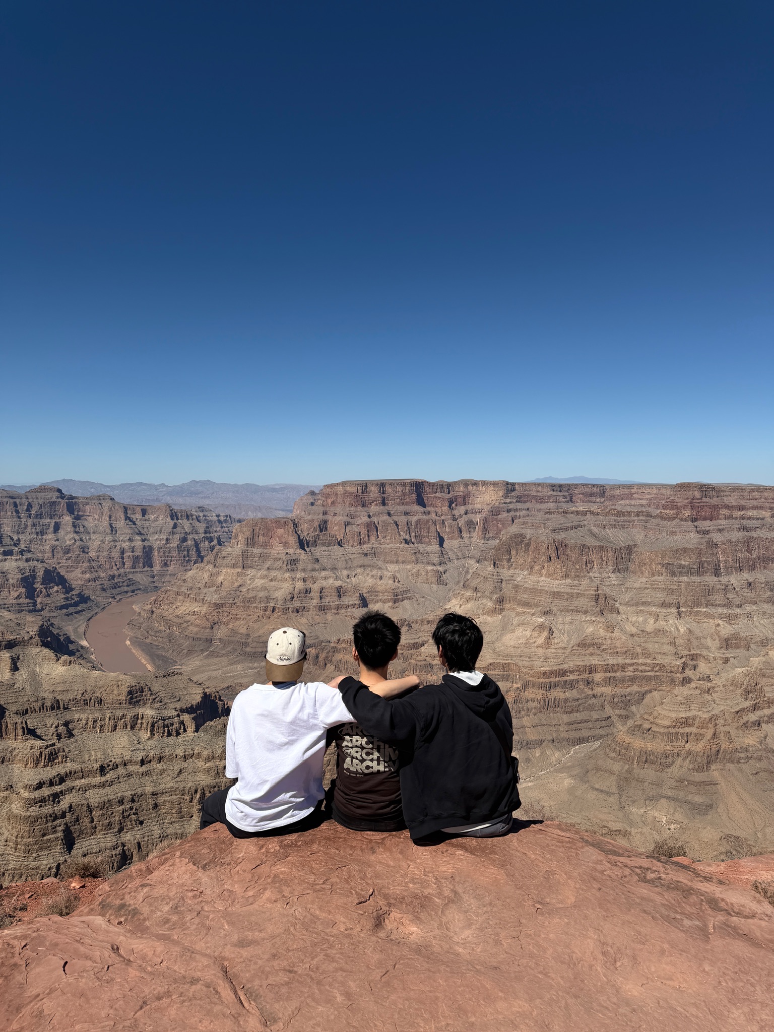 At Grand Canyon with my friends